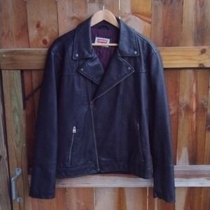 LEVI'S Faux Leather Jacket Biker Style